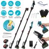 4-in-1 Pole Pruning Shears, Electric Pruning Shears & pole saws for tree trimming with 7 adjustable head angles