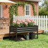 Raised Garden Bed with Shelf