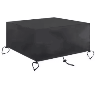 Square Fire Pit Cover, 30 in, Black - 30*30*13 in
