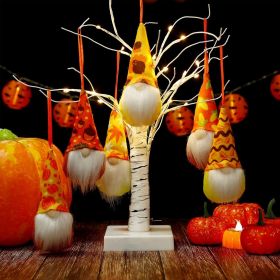 12 Pieces Thanksgiving Gnomes Ornaments Handmade Plush Gnomes Hanging Fall Plush Gnomes Harvest Swedish Elf Gnome Wall Decor Swedish Gnome Table Decor