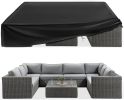 ESSORT Extra Large Patio Furniture Cover,  Heavy Duty Waterproof Outdoor Table Cover, All Weather Protection from Rain, Snow, UV