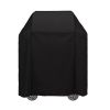 Black Grill Cover 30 inch Gas Grill Cover Waterproof UV Resistant BBQ Grill Cover Fits Most Brands of Grills - G128