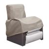 Outdoor Protective Cover;  Outdoor Patio Furniture Chair Protective Storage Cover;  Durable and Water Protected Outdoor Armchair Cover - Khaki