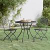Garden Dining Set Anthracite Expanded metal mesh with e-coating