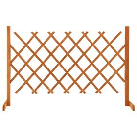 Garden Trellis Fence Orange 47.2"x35.4" Solid Firwood