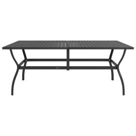 Patio Table Anthracite 74.8"x31.5"x28.3" Steel