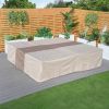 Direct Wicker 106x106in Water Resistant Patio Furniture Cover Heavy Duty Outdoor Sectional Sofa Cover - style 1