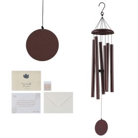 Wind Chimes for Outside, 45 in, Deep Tone Wind Chimes with 6 Tubes, Unique Large Memorial Wind Chimes for Anniversary