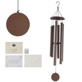 Wind Chimes for Outside, 50", Deep Tone Wind Chimes with 6 Tubes, Unique Large Memorial Wind Chimes for Anniversary