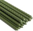 10PC 60inch Dark Green Solid Plastic Rods - DIY Craft Material, Support Sticks, Garden Tying Poles, Plant Binding Stakes