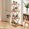 4-Tier Folding Plant Rack and Free Standing Shoe Rack