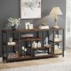 Console Sofa Table - Rustic Brown