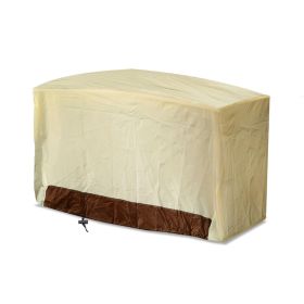 210D Waterproof Outdoor BBQ Grill Cover Windproof Dustproof Patio Gas Grill Oven Protector Oxford Cloth Garden - Brown - 64 in