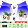 Grow Lights for Indoor Plants, iMounTEK 80W 80 LEDs Plant Lights with Red Blue Full Spectrum 10 Dimmable Level 360°Adjustable Gooseneck 3/6/12H Timer