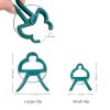 Garden Clips for Climbing Plants,Tomato Clips for Support,Plant Clips for Vines,Cucumber Trellis,Beans,Watermelon,Pumpkins,Flowers,Green 20-Piece