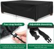 ESSORT Extra Large Patio Furniture Cover,  Heavy Duty Waterproof Outdoor Table Cover, All Weather Protection from Rain, Snow, UV