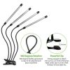 Grow Lights for Indoor Plants, iMounTEK 80W 80 LEDs Plant Lights with Red Blue Full Spectrum 10 Dimmable Level 360°Adjustable Gooseneck 3/6/12H Timer