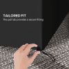 600D Oxford 3-Seater Patio Swing Cover Outdoor Swing Chair Cover Rain Protection Waterproof Anti-UV, Dark Gray - Dark Gray
