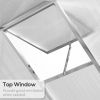 8ftx 6ft Walk-In Polycarbonate Greenhouse with Roof Vent -AS