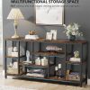 Console Sofa Table - Rustic Brown