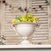 Vintage Double-Handled Flower Pot for Timeless Home Décor, Ideal for Showcasing Plants and Adding Charm to Your Space