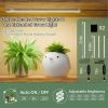 Large Plant Stand Indoor with Grow Light, 71 Inches Tall Plant Shelf, 8 Tiered Heavy-Duty Metal Plant Stand, Square Flower Stand Display Rack for Livi