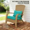 Terrace chair, backrest chair, garden chair, sky blue