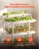 Hydroponics Growing System Kit, 3-Tier 90 Sites UPVC Pipe Hydroponic Grow Kit with Timed Irrigation, Sun & Light Blocking Pipes, Indoor Home Garden Ve