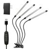 Grow Lights for Indoor Plants, iMounTEK 80W 80 LEDs Plant Lights with Red Blue Full Spectrum 10 Dimmable Level 360°Adjustable Gooseneck 3/6/12H Timer