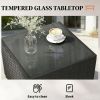 3-piece terrace furniture set, outdoor furniture set, garden set, navy blue