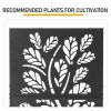 Metal Garden Bed with Trellis, 43 Inch Height Metal Planter Box with Trellis, Garden Box for Climbing Plants Vegetable, Metal Garden Bed with Drainage