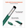 Garden Stakes, 50 Pack, 46.06 inch, Plastic Coated Metal Tomato Stakes, Garden Sticks for Plants Support
