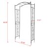 Bridge Roof Wrought Iron Arches Plant Climbing Frame