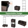 62.99IN Raised Garden Bed Planter Box with Trellis Wheels Self-Watering Vertical Raised Planter Box Crater for Climbing Plants Vegetable Vine Flowers