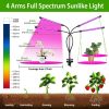 Grow Lights for Indoor Plants, iMounTEK 80W 80 LEDs Plant Lights with Red Blue Full Spectrum 10 Dimmable Level 360°Adjustable Gooseneck 3/6/12H Timer