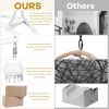 Outdoor Hanging Egg Chair with Stand, Wicker Egg Swing Chair Hammock Chairs with Cushion for Patio, Porch, Indoor, Outdoor and Bedroom