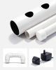 Hydroponics Growing System Kit, 3-Tier 108 Sites UPVC Pipe Hydroponic Grow Kit with Timed Irrigation, Sun & Light Blocking Pipes, Indoor Home Garden V