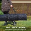 Outsunny 11' x 11' Pop Up Canopy, Outdoor Patio Gazebo Shelter with Removable Zipper Netting