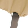 Classic Accessories Terrazzo Water Resistant 66 Inch Patio Chaise Lounge Chair Cover - Sand