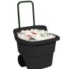 15-gal Lawn Garden Cart, Durable Resin Material, Assembled L: 20.75", W: 22.5", H: 35.75"