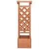 Trellis Planter with Arch 19.3"x15.4"x46.1" Firwood