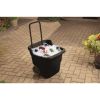 15-gal Lawn Garden Cart, Durable Resin Material, Assembled L: 20.75", W: 22.5", H: 35.75"