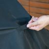 3-4 Burner Waterproof Gas Grill Cover Fits Grills up to 62-in Width, Black - 1 Pack