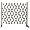 Garden Trellis Fence Gray 70.9"x39.4" Solid Firwood