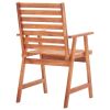 Patio Dining Chairs 4 pcs Solid Acacia Wood