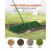 Lawn Leveling Rake, 36"x10" Level Lawn Tool, Heavy-duty Lawn Leveler with 78" Steel Extended Handle, Yard Leveling Rake Suit for Garden, Golf Lawn