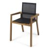 7 Pieces Acacia Wood Outdoor Dining Set s,Modern 6 Chairs 1 Large Table, Dining Furniture Set for Lawn, Backyard, Garden Deck,Poolside,Teak