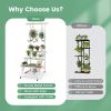 4-Tier Hanging Plant Stand with Hanging Bar