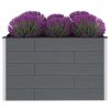 Garden Raised Bed WPC 59.1"x39.4"x35.8" Gray