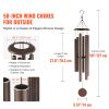 Wind Chimes for Outside, 50", Deep Tone Wind Chimes with 6 Tubes, Unique Large Memorial Wind Chimes for Anniversary